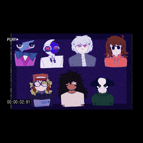 AN IMAGE FROM THE YOINKY COLLECTION. FEATURES ALL THE MAIN CHARACTERS